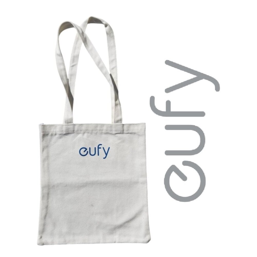NEW eufy Security Merch Tote Bag White Square Reusable Bag  New without tags